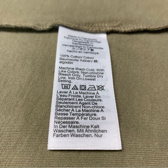 J Crew Shirt S Henley Green - Picture 5 of 7